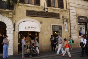 로마에서 가장 오래된 Antico Caffe Greco