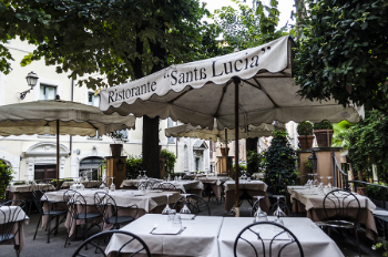 즉석에서 갈아주는 트러플과 파스타, Ristorante Santa Lucia